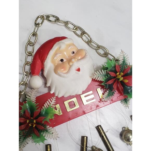 MCM Christmas Tree Wind Chime Hong Kong Kitschy Holiday Decor NOEL santa - Picture 5 of 6